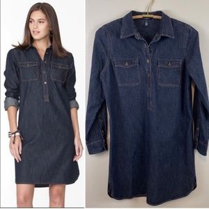 Chaps Denim shirt dress size S